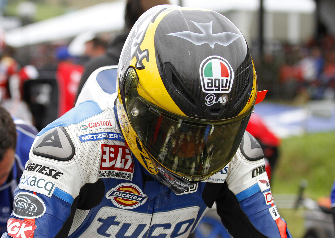 Guy Martin an arrow on the Isle of Man